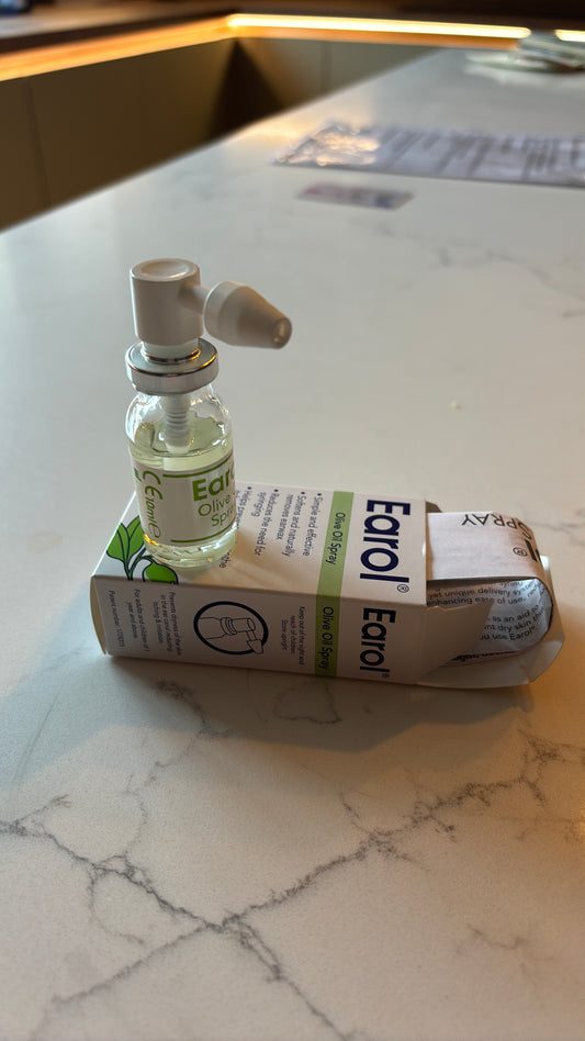 Ear wax removal spray