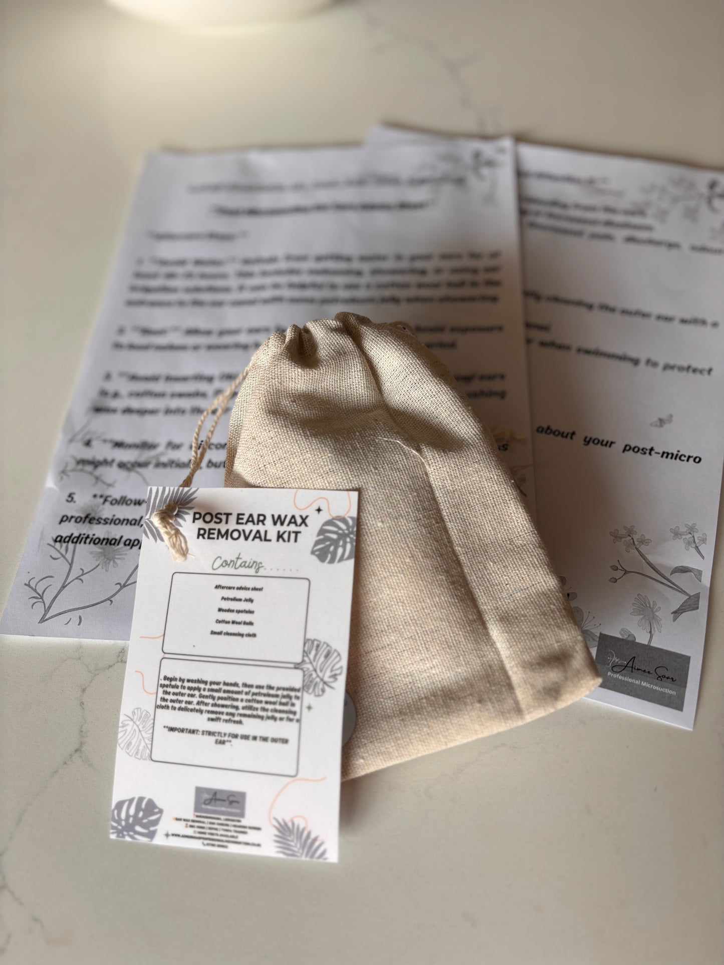 After care ear wax removal kit