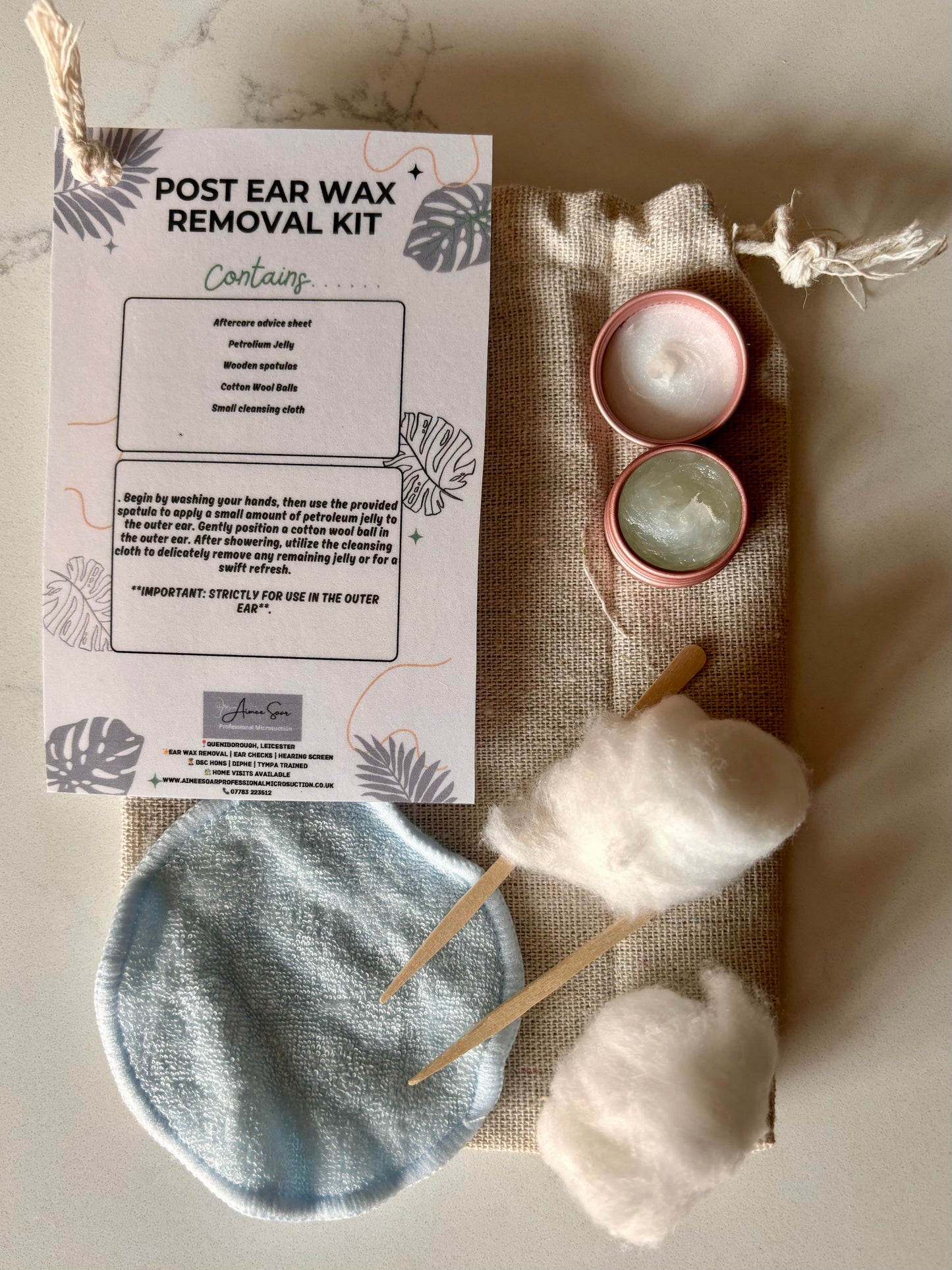 After care ear wax removal kit