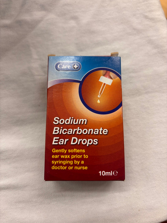 Sodium Bicarbonate Ear Drops